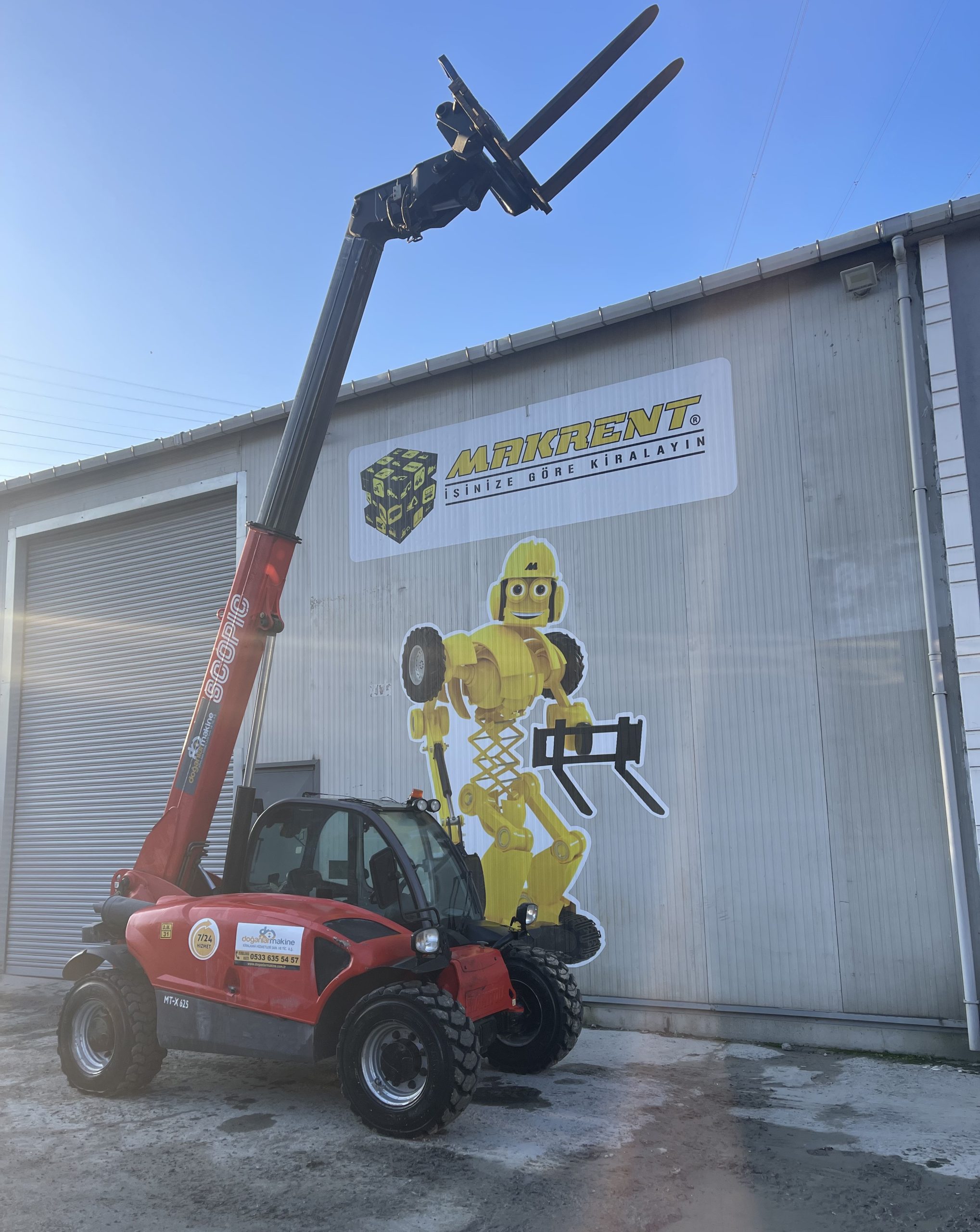 Manitou Telehandler 6 Metre 2.5 Ton