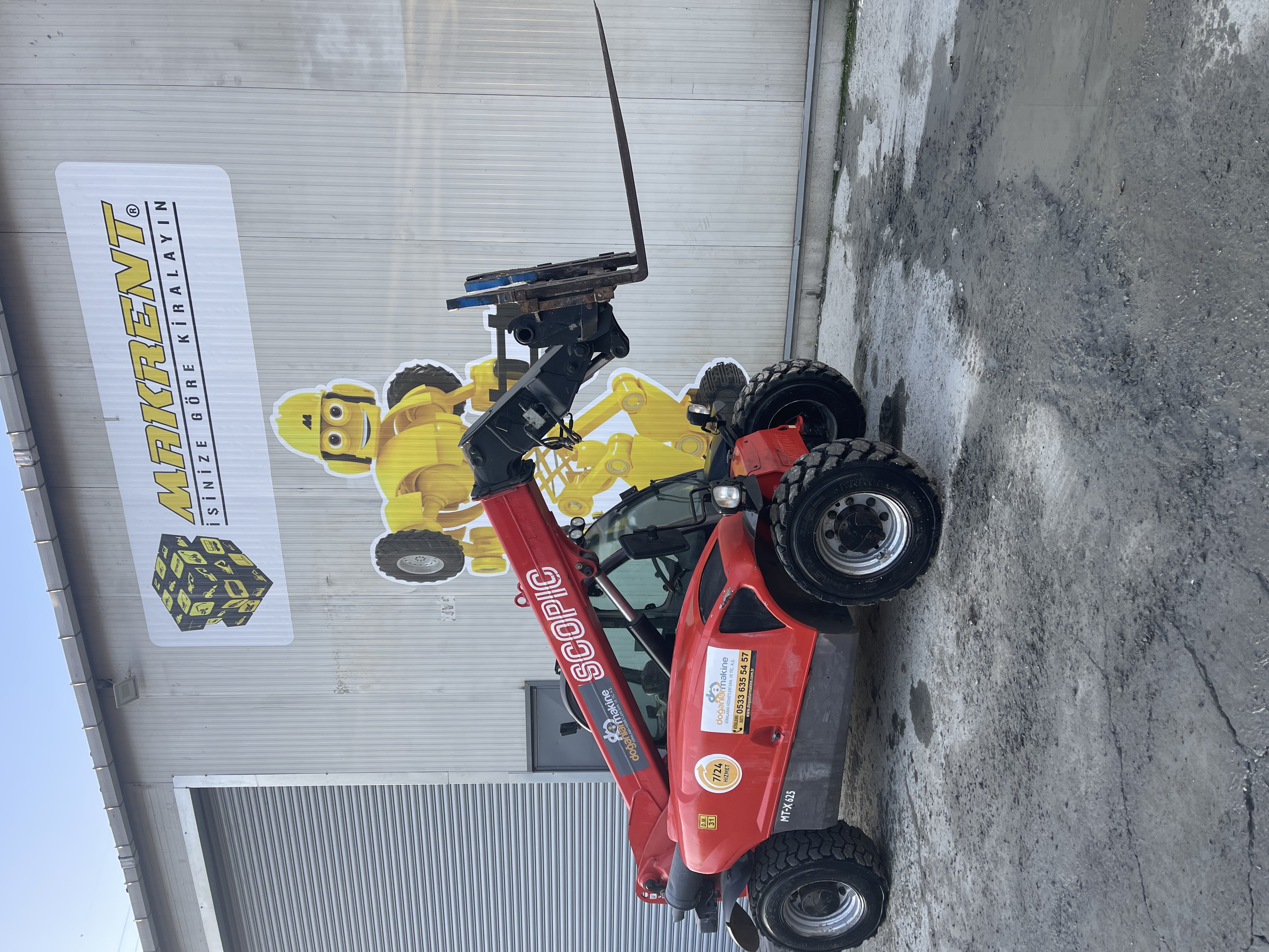 SATILIK  MANİTOU 625  2012 MODEL 13000 SAATTE DM131